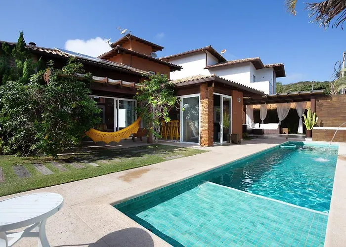 Excellence Balneário Geribá Buzios, Piscina, Churrasqueira ao Lado da Praia - 6 Quartos familiar